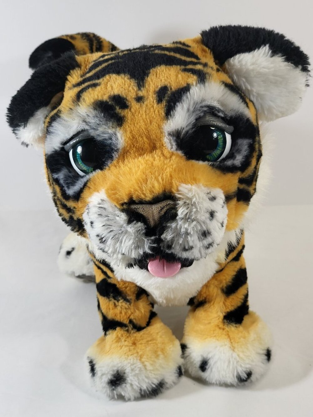 FurReal Roarin' Tyler The Playful Tiger Interactive Plush 15” Tested & Working